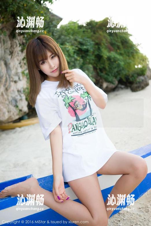 MiStar魅妍社 - 最新！小蕾蕾写真：镂空设计，简直把我看傻了