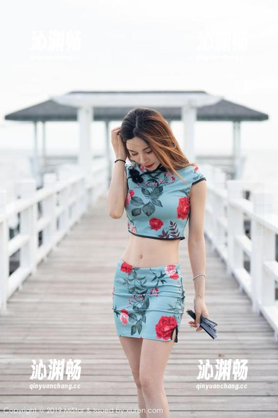 MiStar魅妍社 - 当网袜遇上赵欢颜Jessica，别有一番私拍滋味