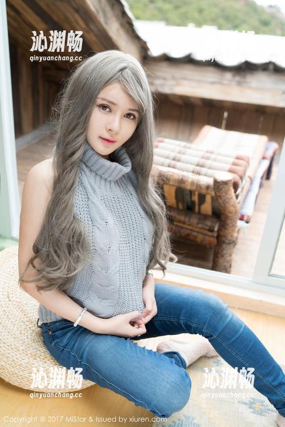 MiStar魅妍社 - 这组陈雅漫VICKY的万圣节高清写真，谁说万圣节就只能搞怪？她用高光把我打脸了！