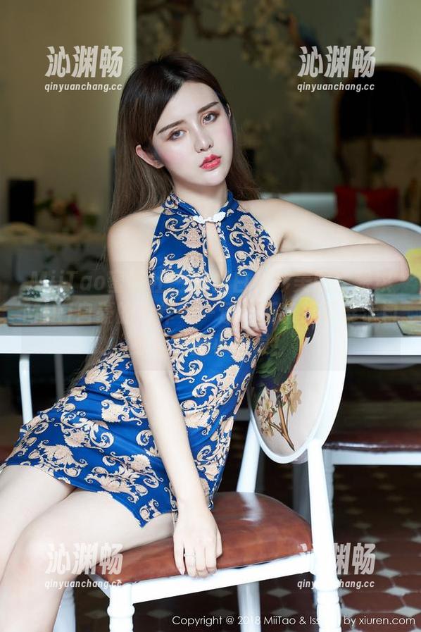 MiiTao蜜桃社 - 免费白衬衫美图：米琪MIKI自豪的力作——适合所有想要展示自身优雅的小错误！