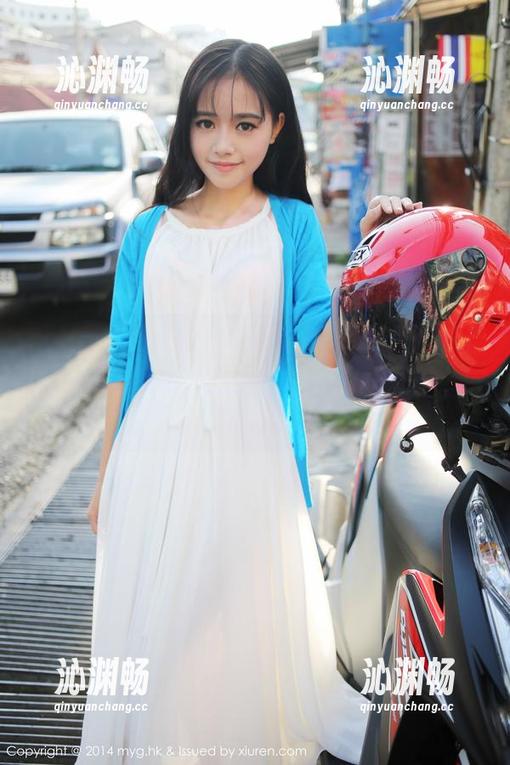 MyGirl美媛馆 - 奇怪，田芯娜Angel穿这套装的私拍，原图带着种无法抵抗的吸引力。