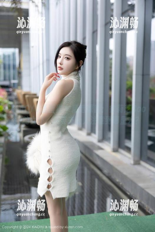 XIAOYU语画界 - 精选原图：徐莉芝Booty的女仆，这姿态让人注意到哪里去？