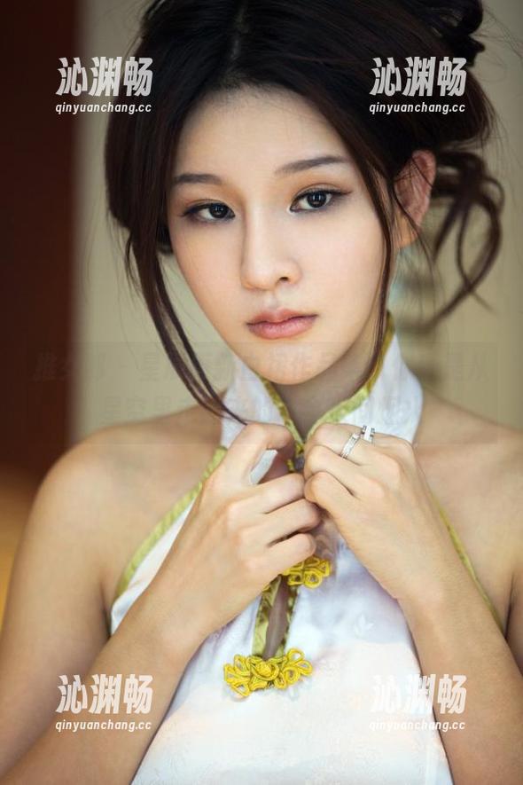 推女郎 - 星辰更新白裙作品集，似乎是从星空里走出来的不食人间烟火
