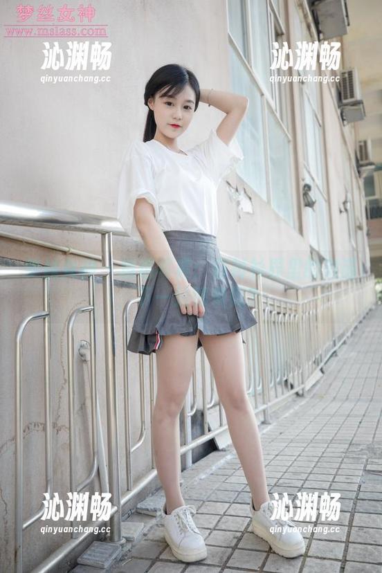 梦丝女神 - 精选写真：白衬衫界里的刘诺，下一站哪条街？