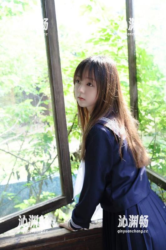 稚乖画册 - 夜夜写真，原图里的晴空-04，心理想象中满是白丝的趣味呢～